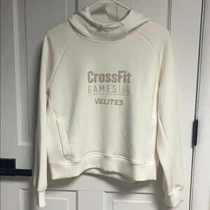 CrossFit Games 2025 - Velites Cream hooded sweatshirt - w/magnetic pockets NEW!